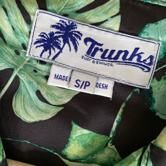 Trunks Surf and Swim Men’s Aloha Hawaiian Swim Trunks Matching Shirt. Size Small - Picture 3 of 16